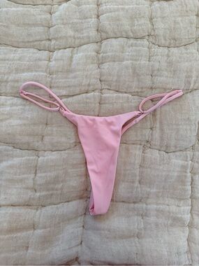 ANDI BAGUS Pink Thong Bikini Bottom